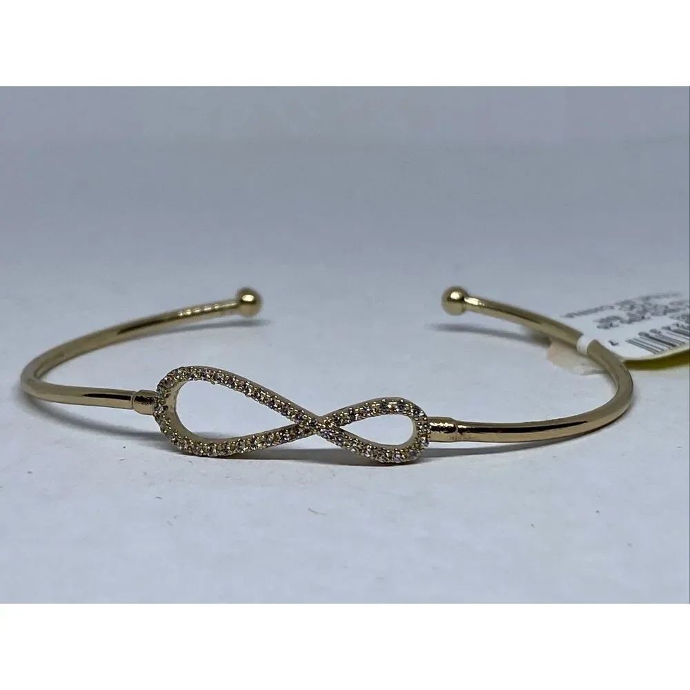 Charter Club Pavé Infinity Cuff Bracelet MSRP $29.50 CP499